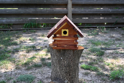 Log Cabin Birdhouse 102